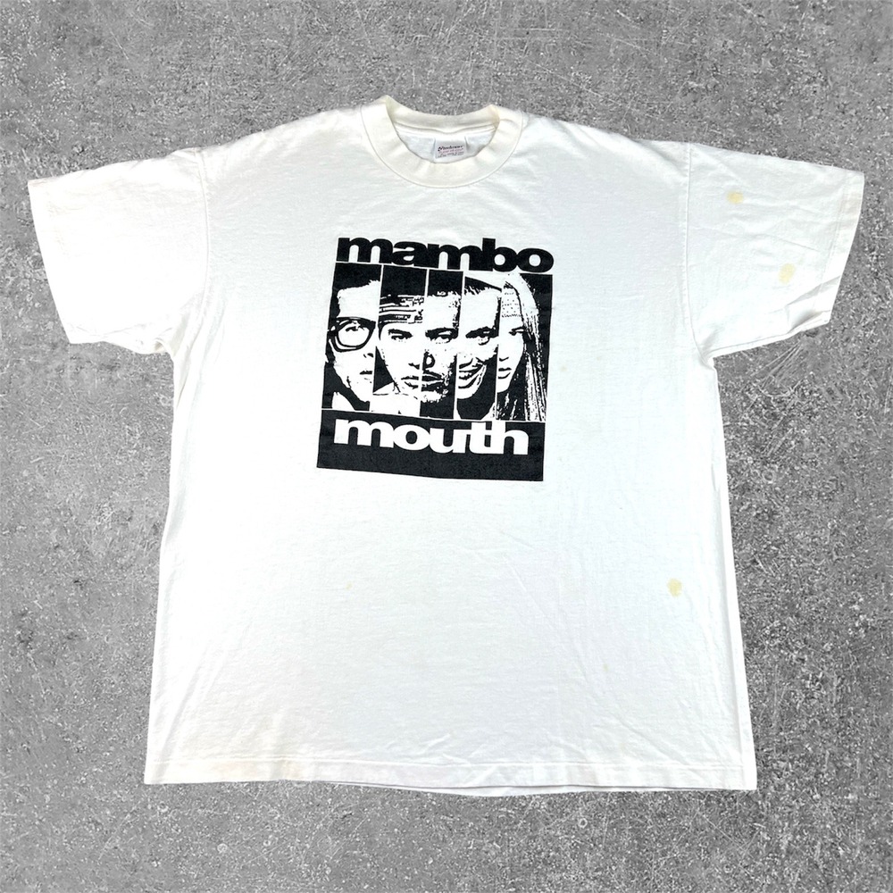 Vintage 90s John Leguizamo Mambo Mouth T Shirt Mens XL White Show Promo Rare